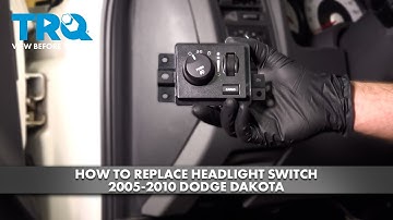 How to Replace Headlight Switch 2005-2010 Dodge Dakota