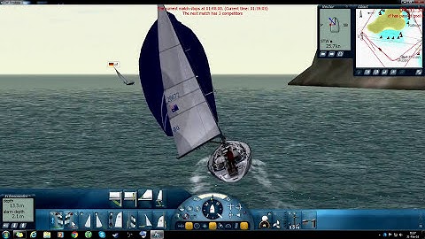 Stentec Sail Simulator 5: CF record run: Bavaria.