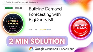 Building Demand Forecasting with BigQuery ML | #GSP852 | #shorttrick #arcade