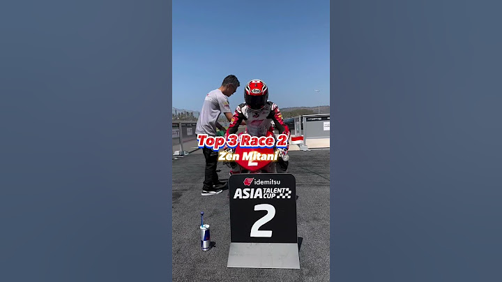🏍️ #IATC Race 2 Mandalika Top 3 Parc Fermé 👇