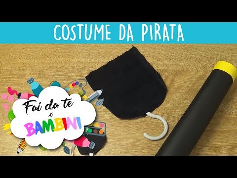 Costume da pirata con materiale di riciclo -  Tutorial