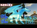 ROBLOX WINGS OF FIRE Update SEAWING DEN Filling with Furniture, Fishing, Rain & Ring Hunt!
