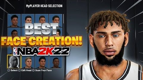 THE BEST COMP FACE CREATION IN NBA 2K22! THE MOST INTIMIDATING FACE CREATION IN THE GAME!