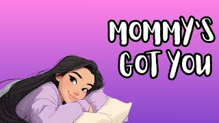 Mommy Girlfriend Cuddles You Back To Sleep Rain & Heartbeat Sounds Sleep Aid Asmr