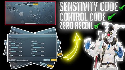 🤫 Senstistivity Code Bgmi 1.8 Update | Pubg After 1.8 Update | Senstivity + Control Code Bgmi 🔫🥶
