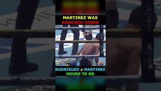 SHOCKING‼ FERNANDO MARTINEZ WAS KNOCKED DOWN😱😱MARTINEZ vs RODRIGUEZ FIGHT #boxing #shorts