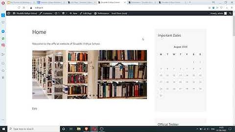 Project - Build a School Website - Part 4 - Development Continued | Learn WordPress Basics (தமிழ்)