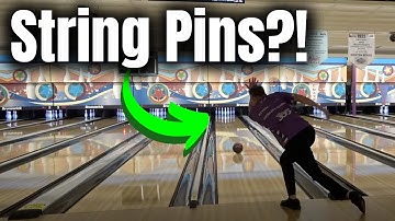 We Bowled A PBA Event On STRING PINS!!