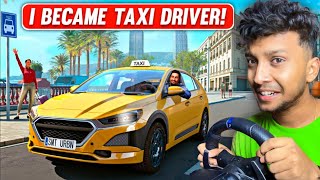 I BECAME A TAXI DRIVER! 😂 TAXI DRIVER SIMULATOR! - LOGITECH G29