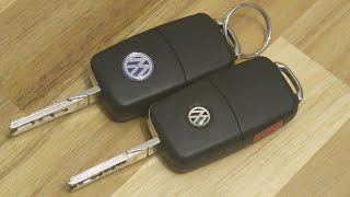 2 Different Styles of VW Key Fob Battery Replacement - EASY DIY