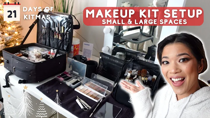 KITMAS DAY 21: MAKEUP KIT STATION SETUP | LARGE & SMALL SPACES