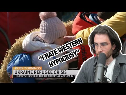 Thumbnail for HasanAbi REACTS to 3 Million Refugees Have Already Escaped Ukraine │ CBS Reacts