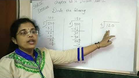Std 4th Maths Chapter-14 Division Part 2 Solve the problem | Ruchi Classes