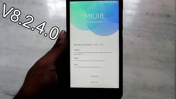 MIUI 8.2.4.0 Update On Redmi Note 4