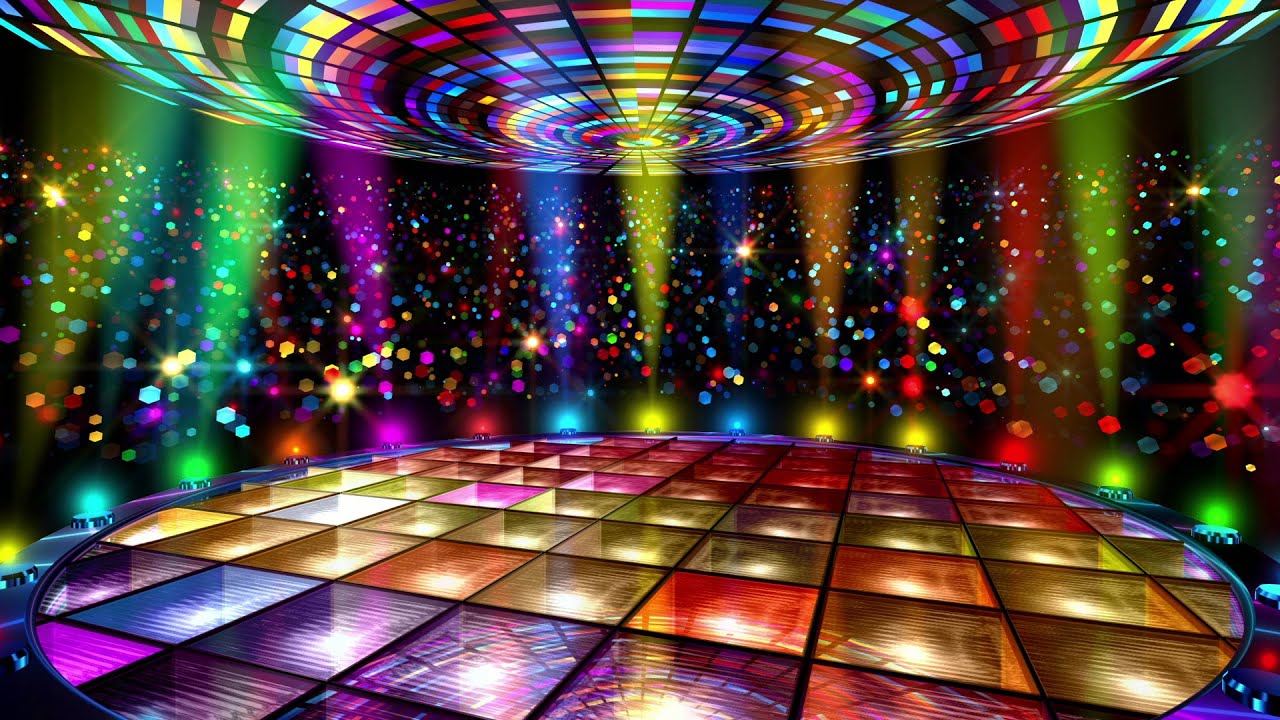 4K Screensaver | Vibrant Disco Dance Floor – Psychedelic VJ Loop (No Sound)