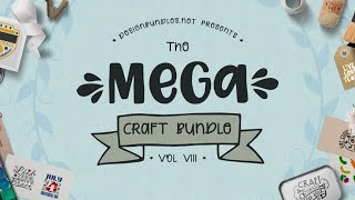 Design bundles Mega Craft Bundle VIII Review!