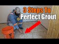 3 Steps To Get Perfect Grout On Your Floor Tile | THE HANDYMAN |
