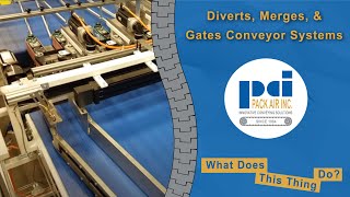 Diverts, Merges, & Gates Conveyor Systems | Pack Air Inc.