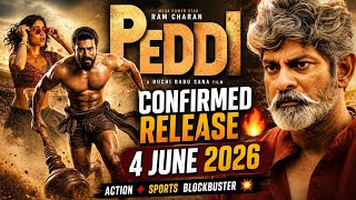 Peddi Movie Confirm Release Date 2026 😱 | Ram Charan | Janhvi kapoor | Jagapathi Babu