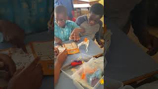 Teamwork Sparks Creativity: Students Share Ideas on a Simple STEM Project.