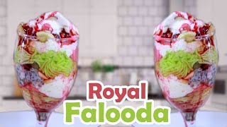 Royal Falooda || Home Made Faluda || Falooda - Refreshing Cold Beverage - Sweet Dessert