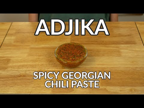 Adjika Recipe: Unique SPICY Georgian Chilli Paste