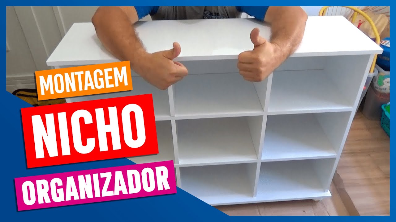 Kit de 3 Gavetas Organizadoras Branco Para Nicho Organizador - Qmovi