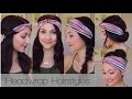 5 Headwrap Hairstyles | Quick and Easy