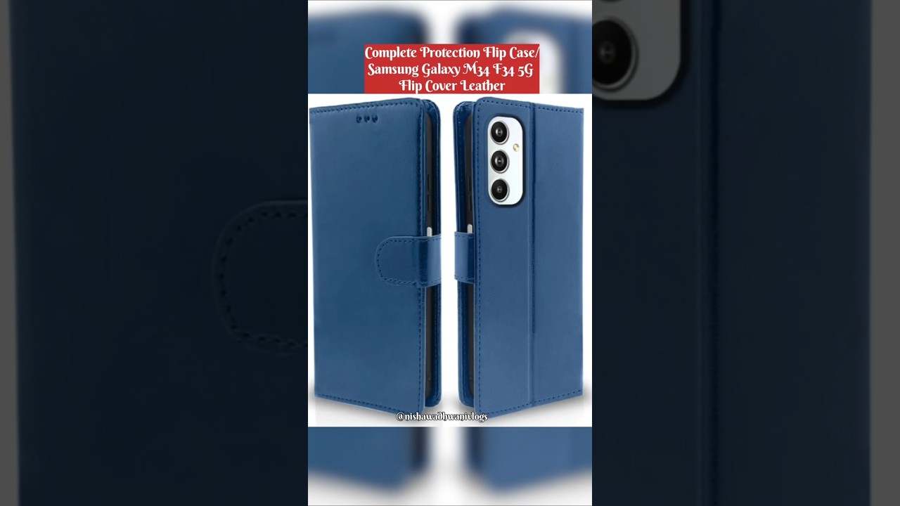 Leather Flip Cover Mobile📱Complete Protection Case 