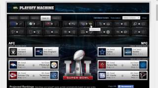 nfl playoff machine 2016 2017