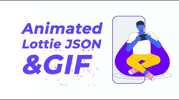 I will create custom json lottie animation for your apps or website , #LottieAnimation #MotionDesign