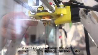 How to clean the extruder in ZMorph 3D printer