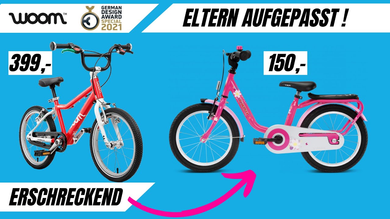 WOOM 3 Bestes Einsteiger Kinderfahrrad im Vergleich - Das sollten Eltern  wissen