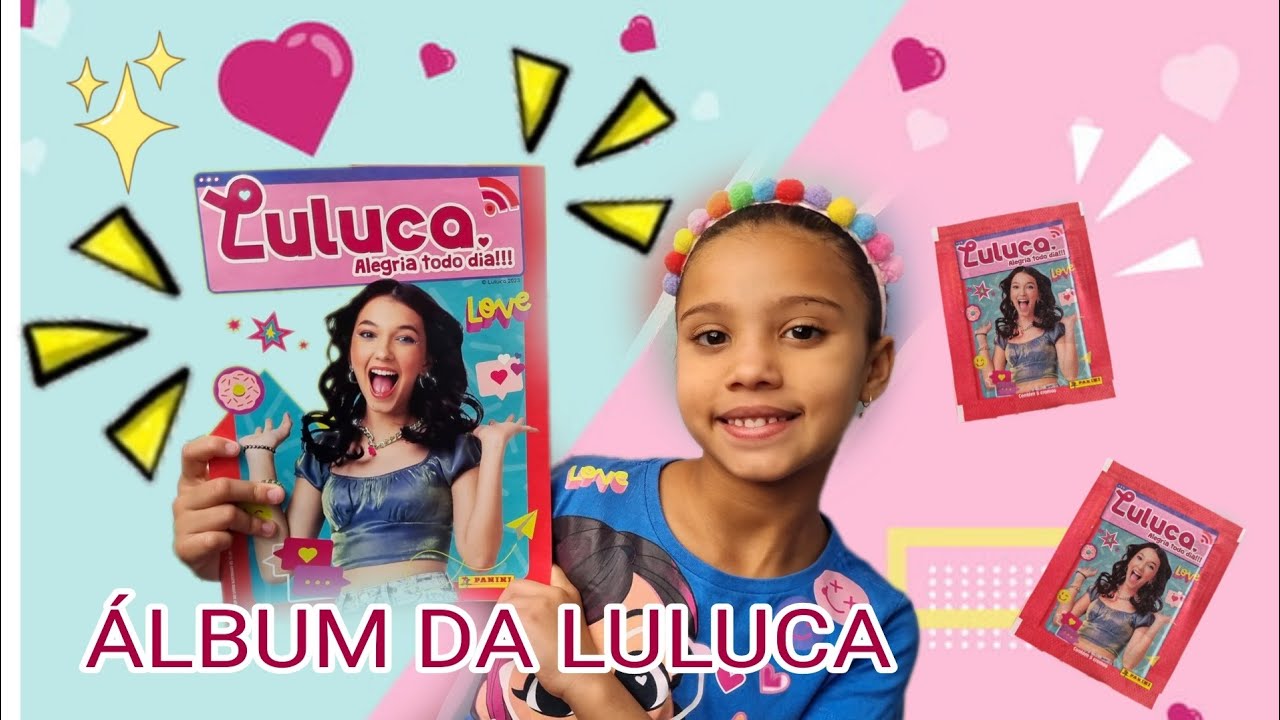 Ganhei o álbum de figurinhas da Luluca! Venha ver 👇🏻