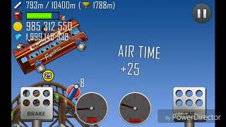 Hill Climb Racing: BUS on ROLLERCOASTER 1796m / GamePlay screenshot 5