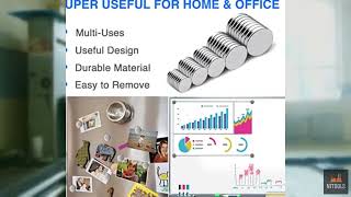 Review - DIYMAG Small Rare Earth Magnets, 40 Pack, 5 Sizes - Neodymium Magnets for Refrig