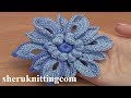 Crochet Flower For Irish Lace