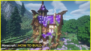 Minecraft How to Build a Fantasy Wizard House (Tutorial)