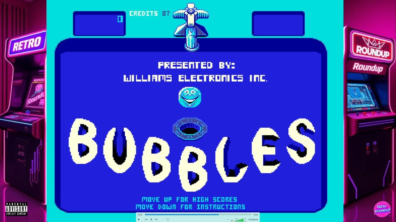 The Bubbles Arcade Machine Now At Retro Roundup!!!