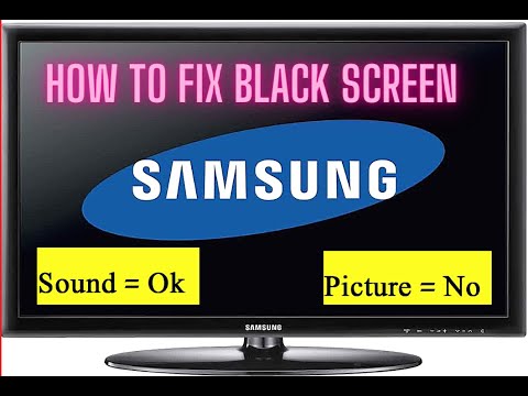 samsung tv youtube black screen