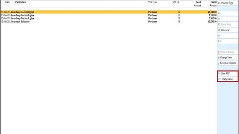 Tally Add On : Multiple PDF Generate for All Voucher in Tally Prime Software