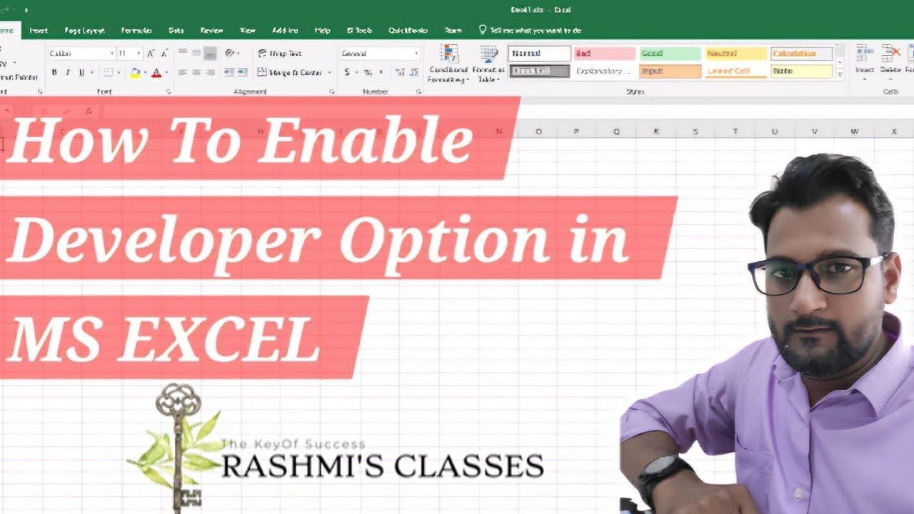 How To Enable Developer Option & Enable MACRO in MS EXCEL #msexcel # ...