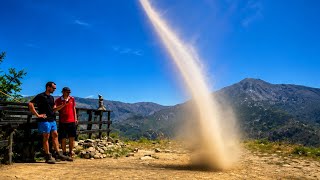Top 3 Mini Tornado Spinning Near People | Real Dust Devil Footage | 