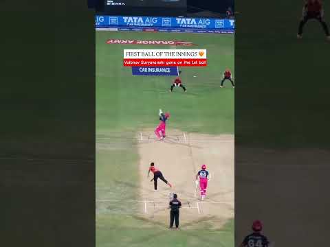 Vaibhav Suryavanshi gone on the 1st ball #cricket #ipl2026 thumbnail