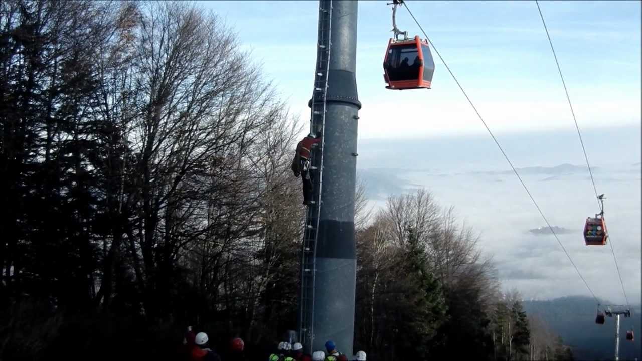 Reševalna vaja iz Pohorske Vzpenjače, 25.11.2012