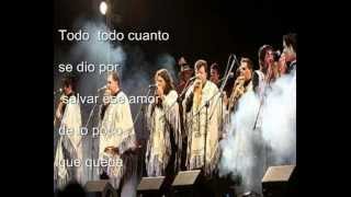 Video thumbnail of "Al Final Los Kjarkas Letra"