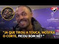 SABINO MOSTRA CABELO DO SÃO PAULO E FALA SOBRE EMPATE CONTRA O MILLONARIOS