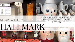 Hallmark shop with me | Hocus Pocus Candle 50% OFF!! Yes really | Johanna Parker items spotted