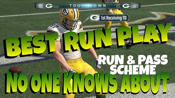 IS THIS RUN A GLITCH? GAPING HOLE EVERYTIME! BEST RUN & PASS COMBO IN MOST MADDEN 18 PLAYBOOKS
