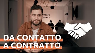 Trasformare un 📞 CONTATTO  in un 💸 CONTRATTO (per avere più CLIENTI)